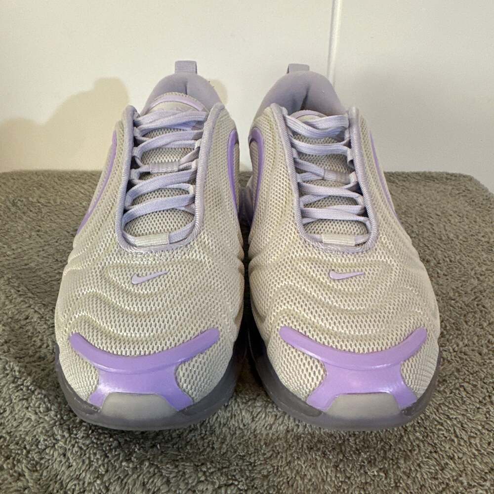 Nike Air Max 720 Pure Platinum Oxygen Purple Women's Sneakers - Picture 4 of 8